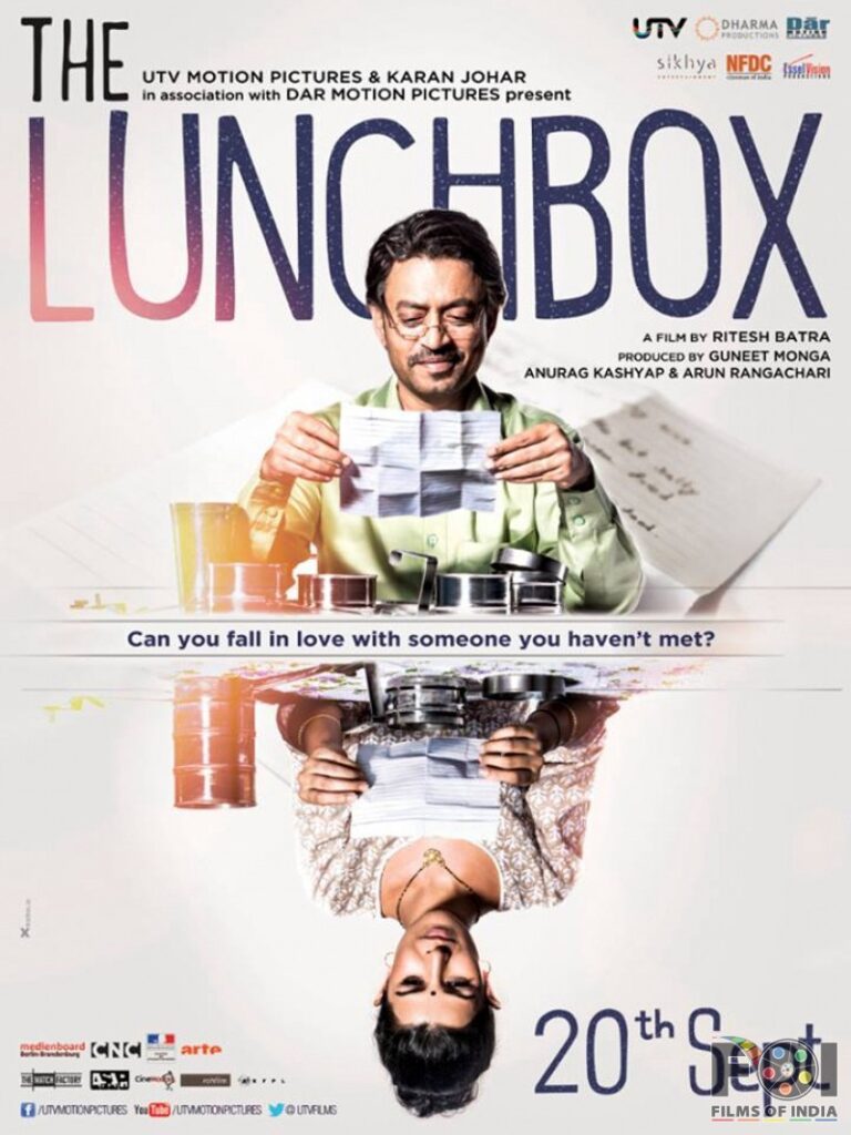 Lunchbox is an Indian film which won awards at multiple film festivals.