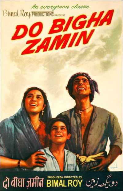 Do Bigha Zameen is an Indian film which won awards at multiple film festivals.